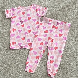 Magnetic Me Pink and Purple Heart Pajama Set